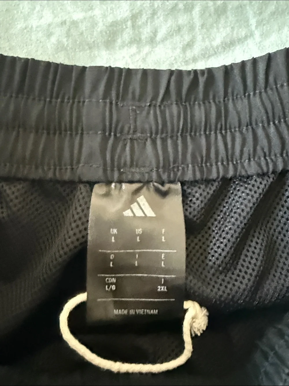 Men's Black Athletic Shorts with White Side Stripes
